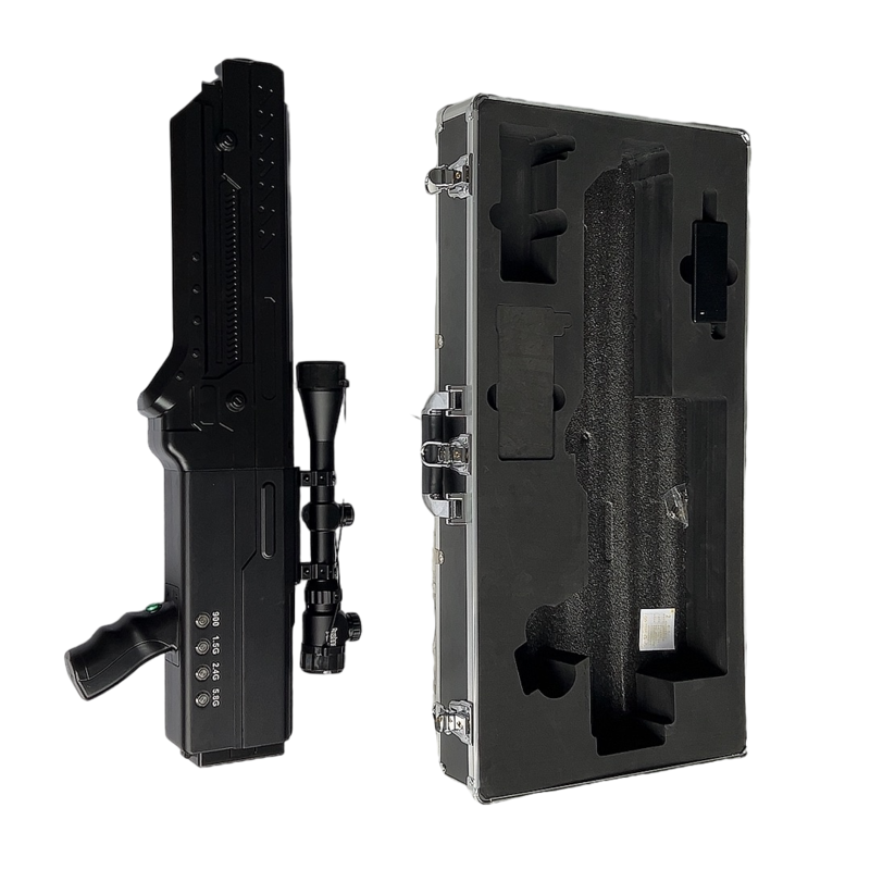  夏河手持便携式枪型低空防御反制四通道A型